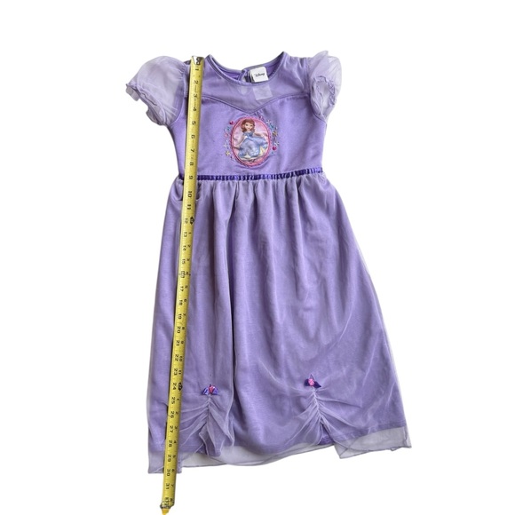 Disney Princess Sofia The First Purple Tulle Nightgown Size 6 6X - Picture 3 of 12